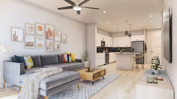 Luxury vinyl plank flooring